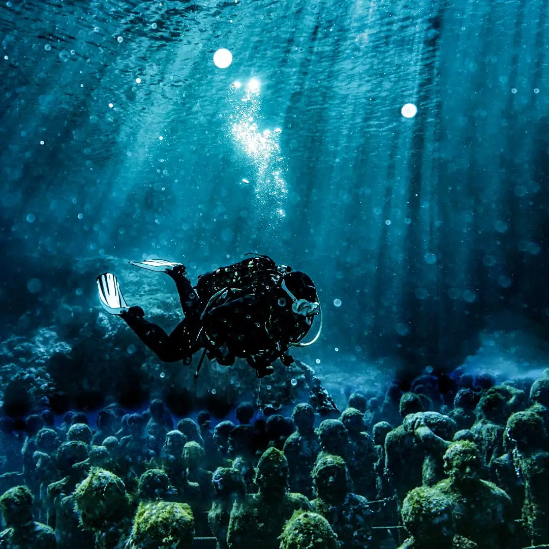 potápanie v podmorskom múzeu